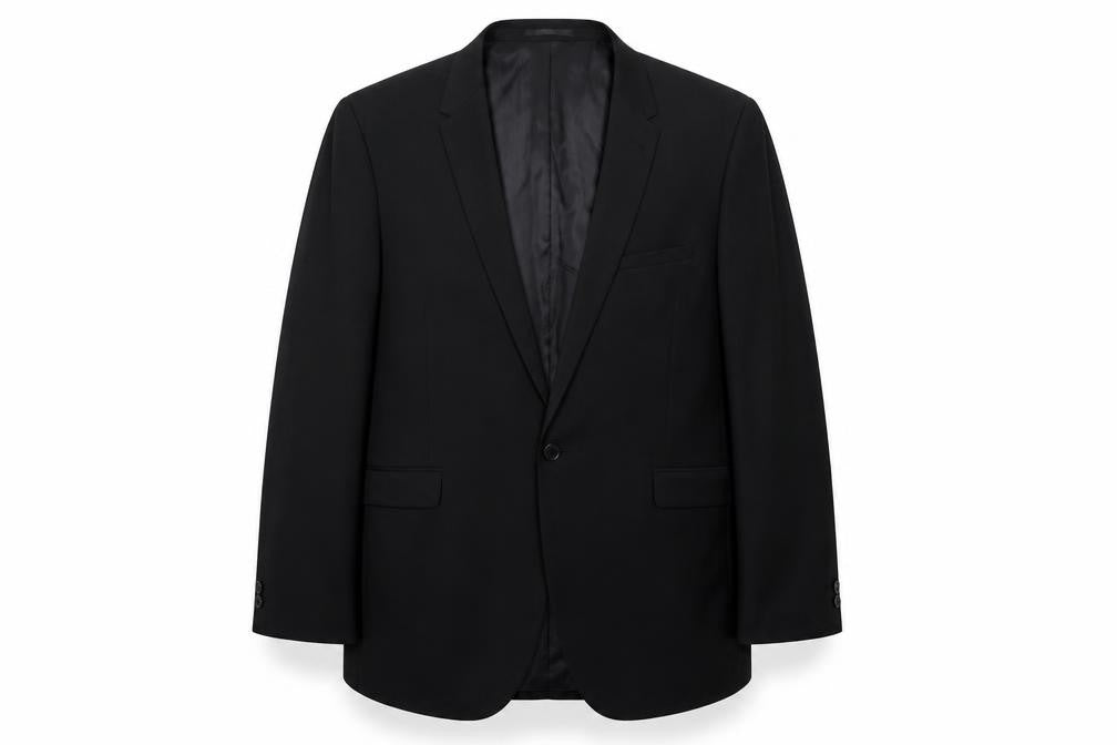 Mens UK Size 42 Matalan Regular Black Suit Jacket