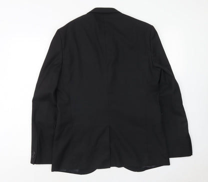 Mens UK Size 42 Matalan Regular Black Suit Jacket