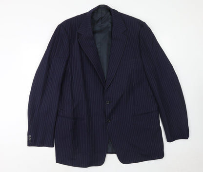Mens UK Size 44 Preworn Regular Blue Suit Jacket
