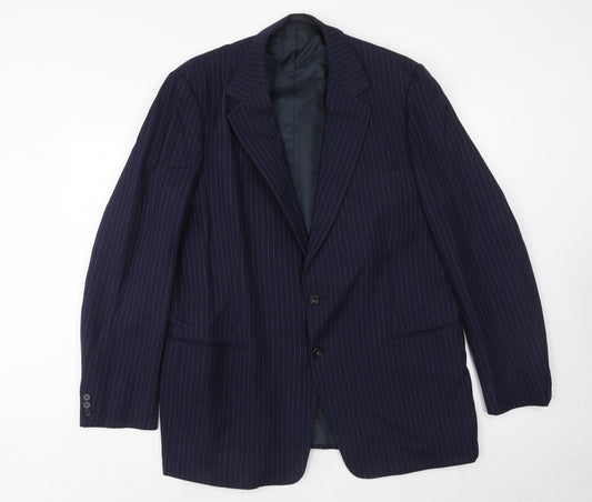 Mens UK Size 44 Preworn Regular Blue Suit Jacket