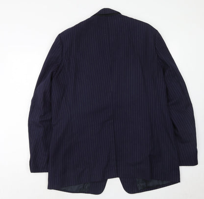 Mens UK Size 44 Preworn Regular Blue Suit Jacket