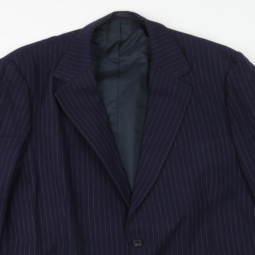 Mens UK Size 44 Preworn Regular Blue Suit Jacket