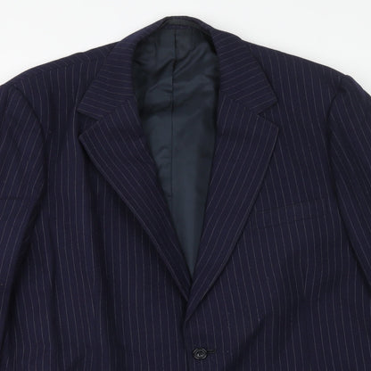 Mens UK Size 44 Preworn Regular Blue Suit Jacket