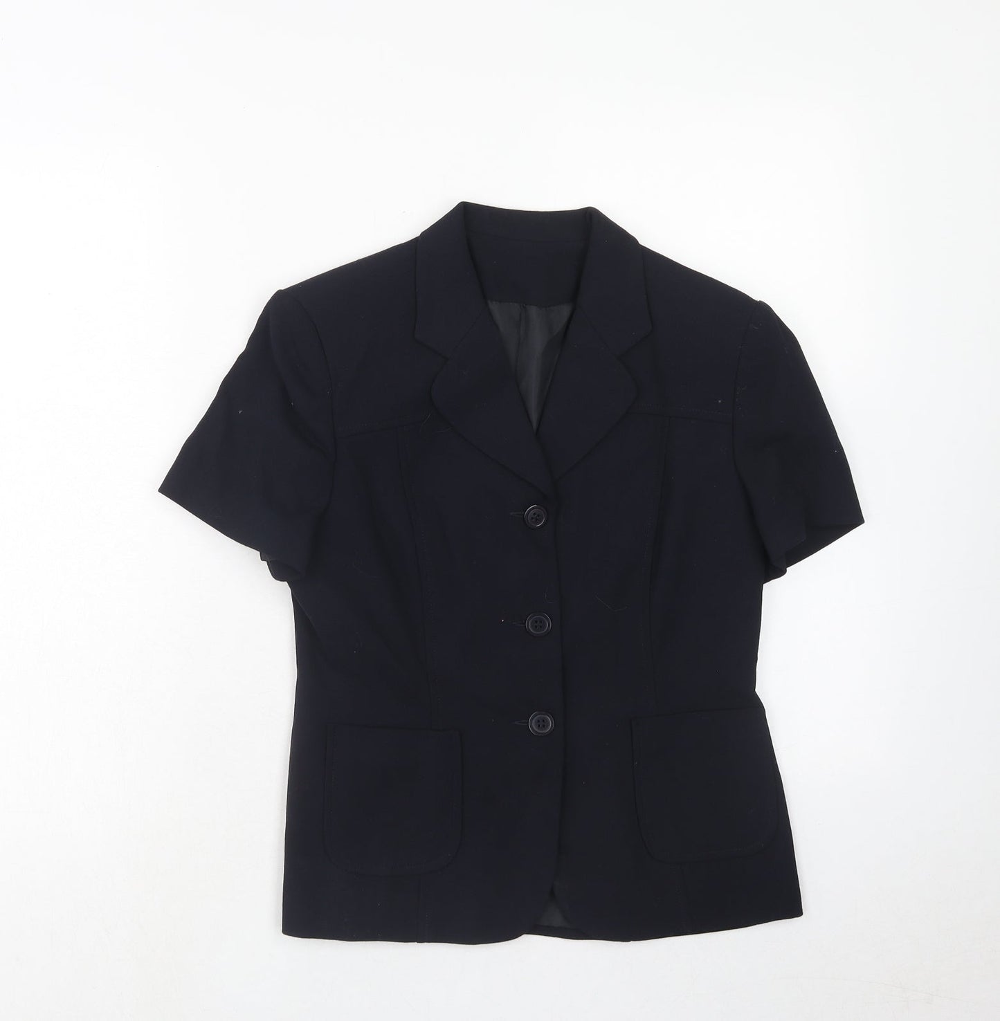 Womens UK Size 10 Anne Brooks Petites Blue Blazer