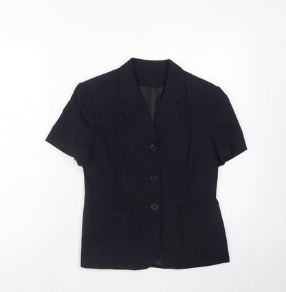 Womens UK Size 10 Anne Brooks Petites Blue Blazer