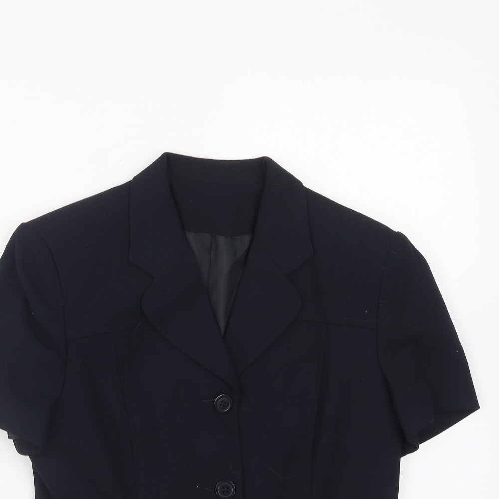 Womens UK Size 10 Anne Brooks Petites Blue Blazer