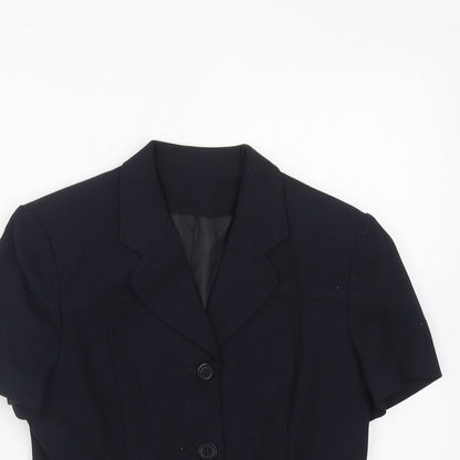 Womens UK Size 10 Anne Brooks Petites Blue Blazer