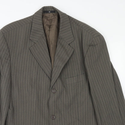 Mens UK Size 44 Ciro Citterio Regular Grey Suit Jacket