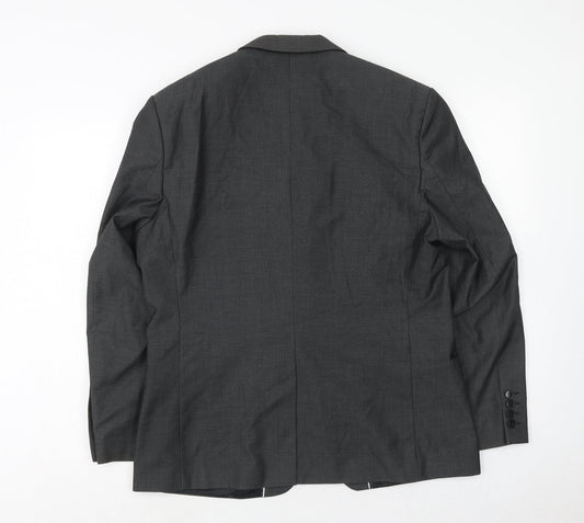 Mens UK Size 42 Red Herring Regular Grey Suit Jacket