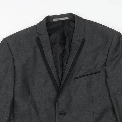 Mens UK Size 42 Red Herring Regular Grey Suit Jacket