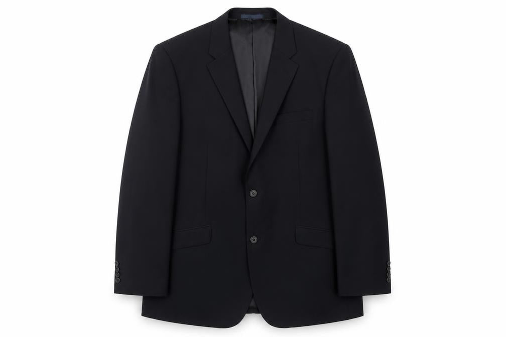 Mens UK Size 44 Charlton Gray Regular Blue Suit Jacket