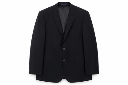 Mens UK Size 44 Charlton Gray Regular Blue Suit Jacket