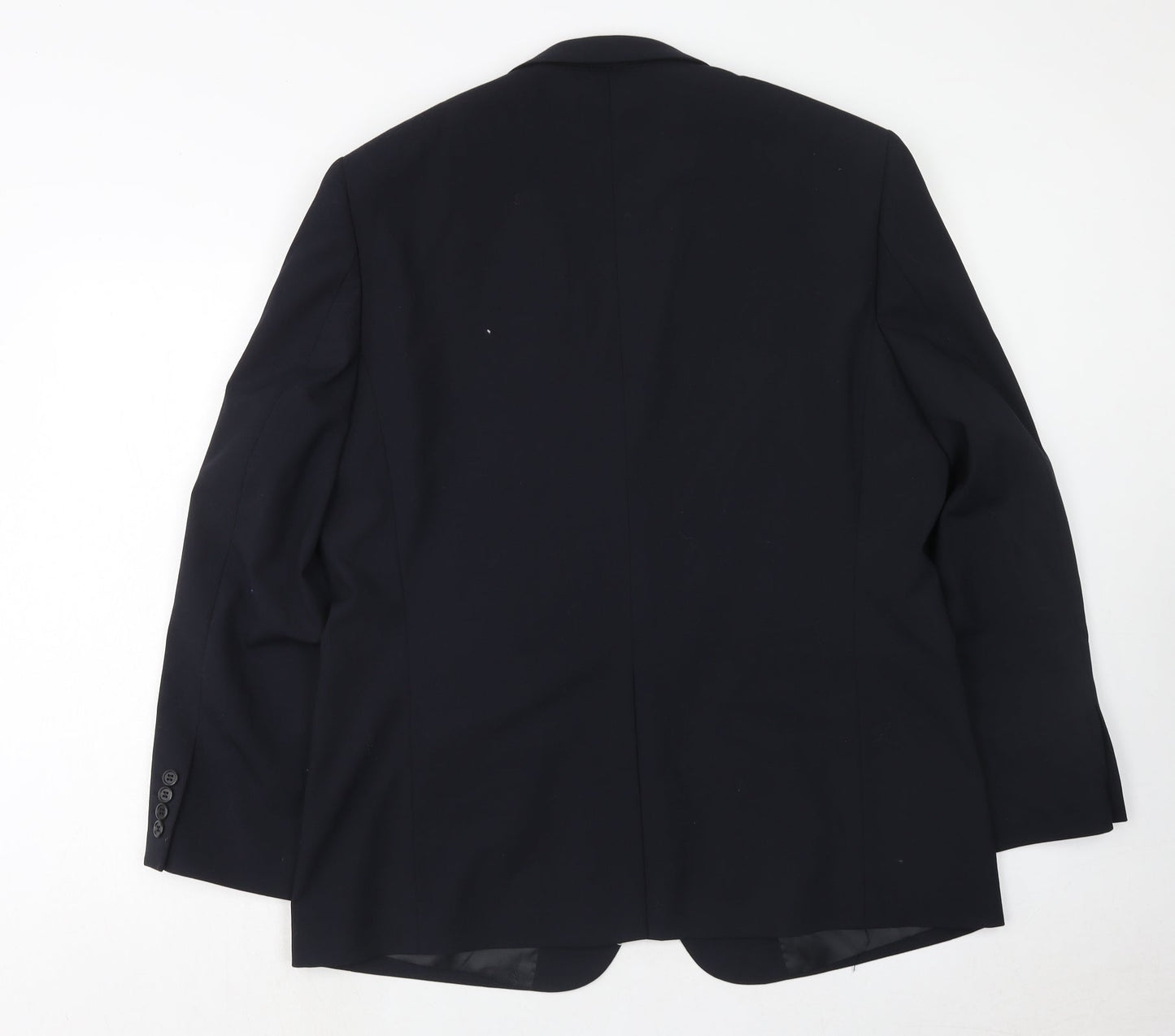 Mens UK Size 44 Charlton Gray Regular Blue Suit Jacket