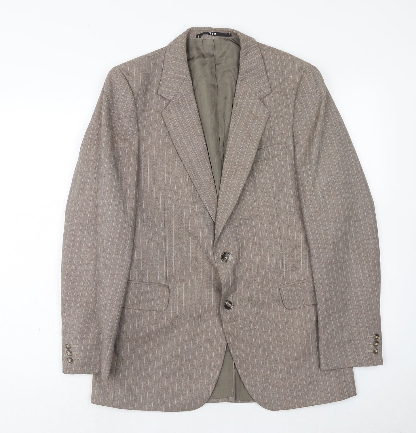 Mens UK Size 38 John Collier Regular Brown Suit Jacket