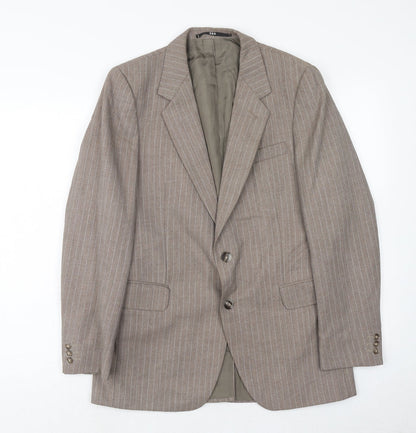 Mens UK Size 38 John Collier Regular Brown Suit Jacket