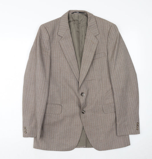 Mens UK Size 38 John Collier Regular Brown Suit Jacket