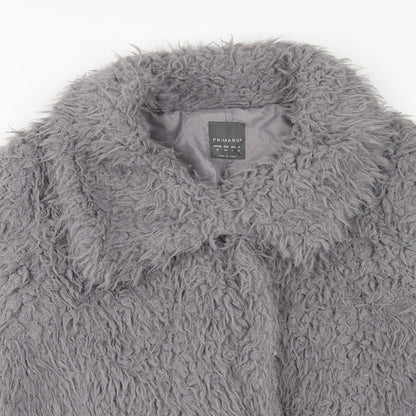 Primark Womens Grey Jacket Size 10 Zip