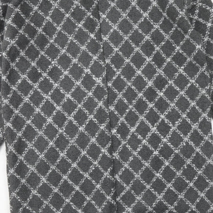 Womens UK Size M NEXT Grey Pea Coat