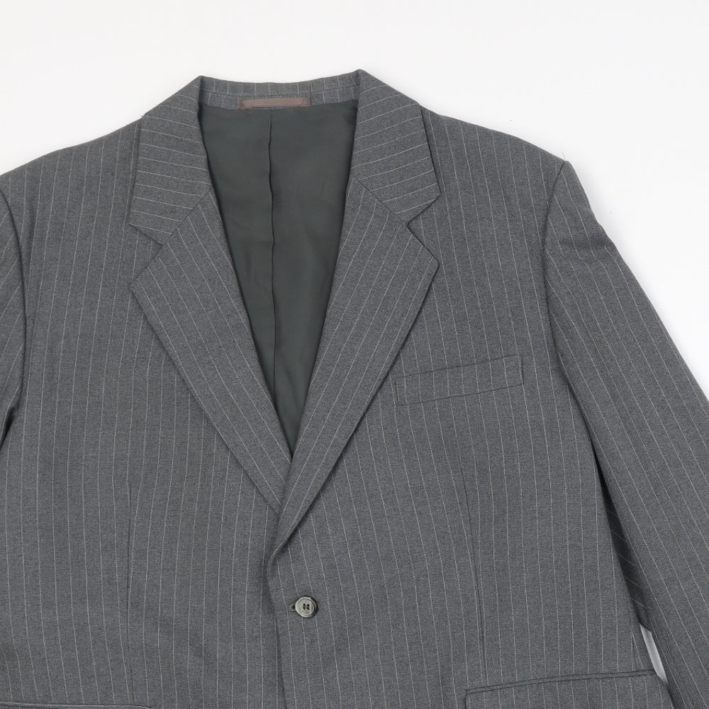 Mens UK Size 46 C&A Regular Grey Suit Jacket