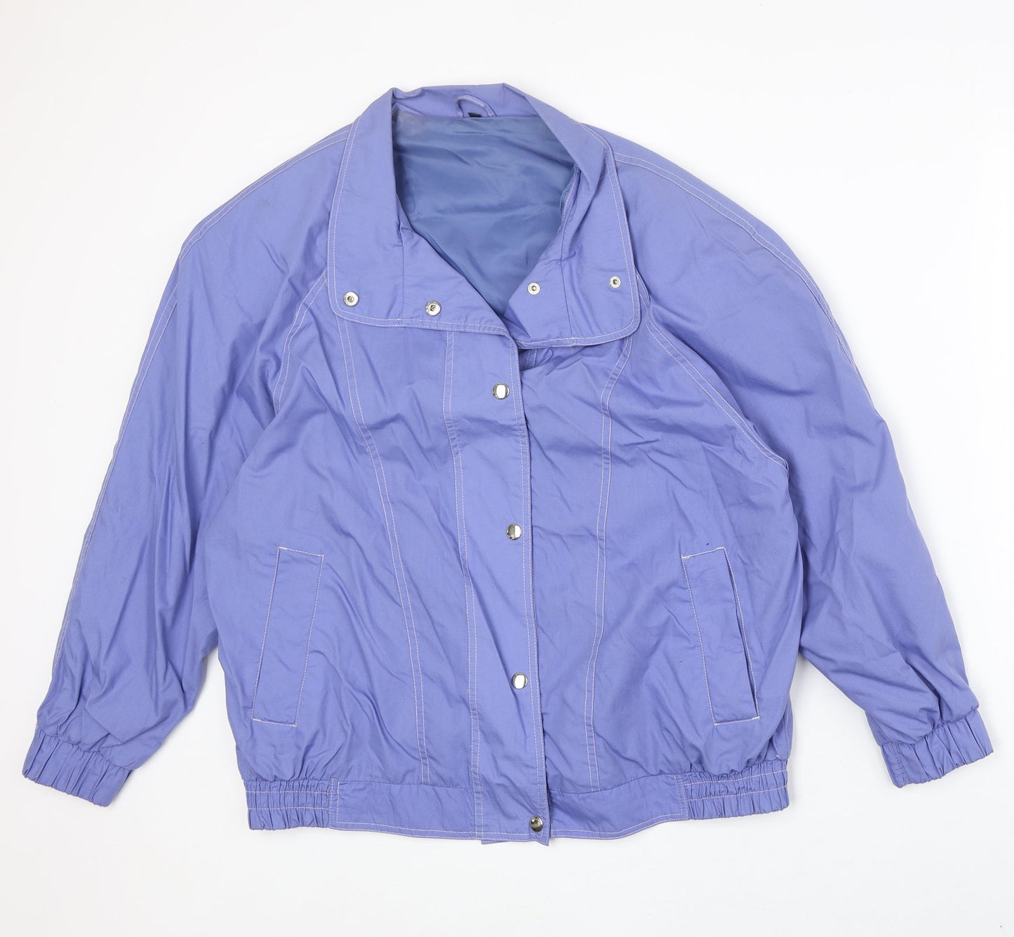 C&A Womens Blue Jacket Size 14 Snap