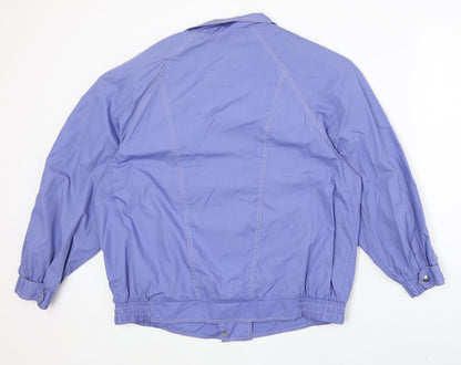 C&A Womens Blue Jacket Size 14 Snap