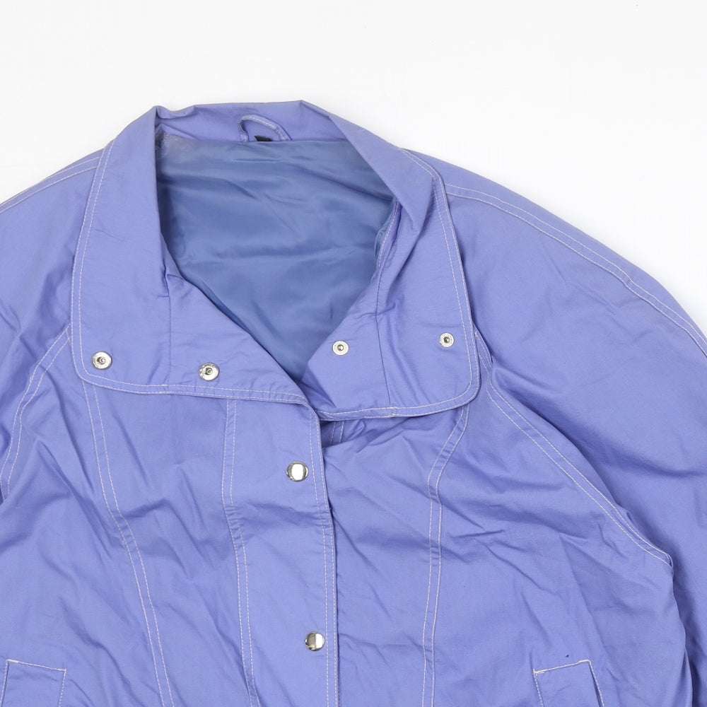 C&A Womens Blue Jacket Size 14 Snap