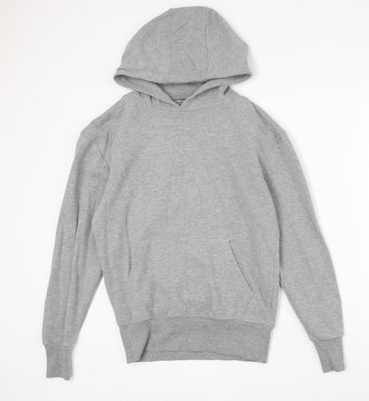 Primark Womens Grey Polyester Pullover Hoodie Size S Pullover