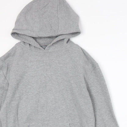 Primark Womens Grey Polyester Pullover Hoodie Size S Pullover