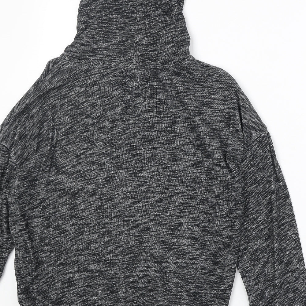 Hollister Womens Grey Cotton Full Zip Hoodie Size S Zip