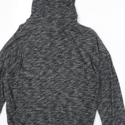 Hollister Womens Grey Cotton Full Zip Hoodie Size S Zip