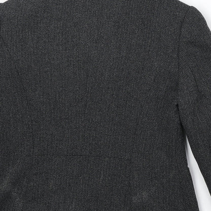 NEXT Womens Black Polyester Jacket Blazer Size 10