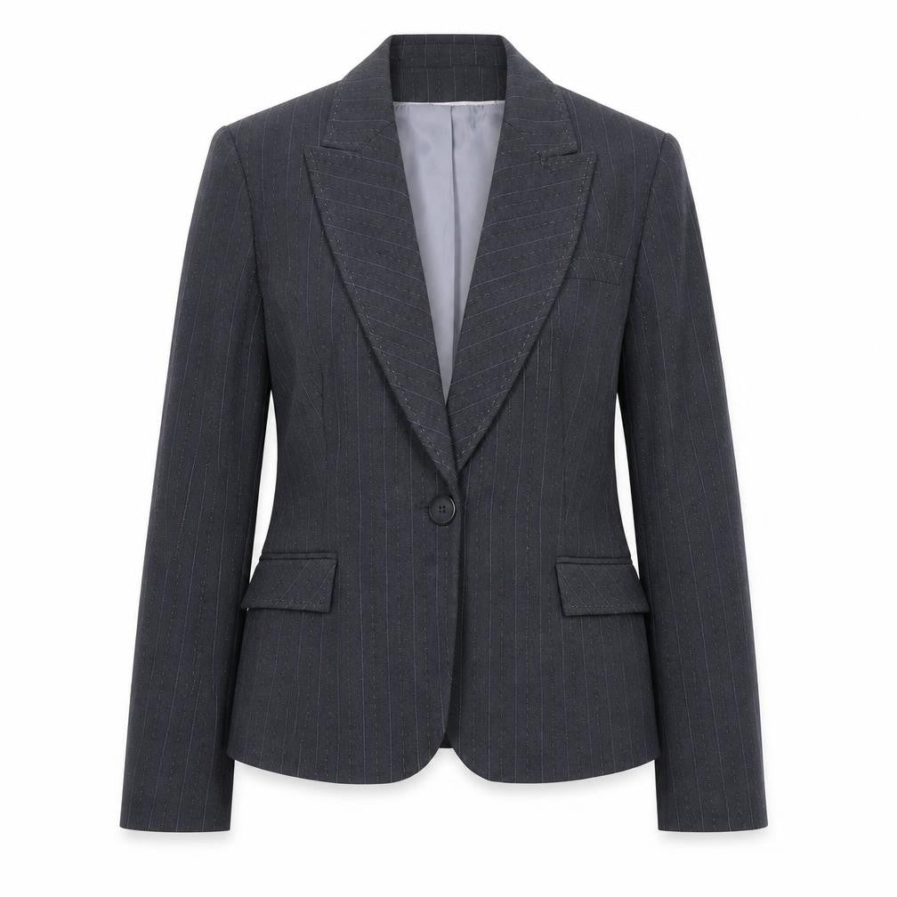 Womens UK Size 14 AMARANTO Regular Blue Blazer