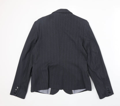 Womens UK Size 14 AMARANTO Regular Blue Blazer