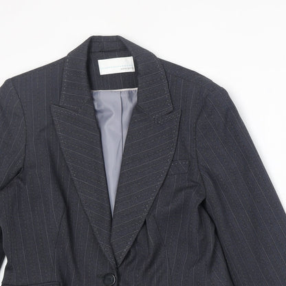 Womens UK Size 14 AMARANTO Regular Blue Blazer
