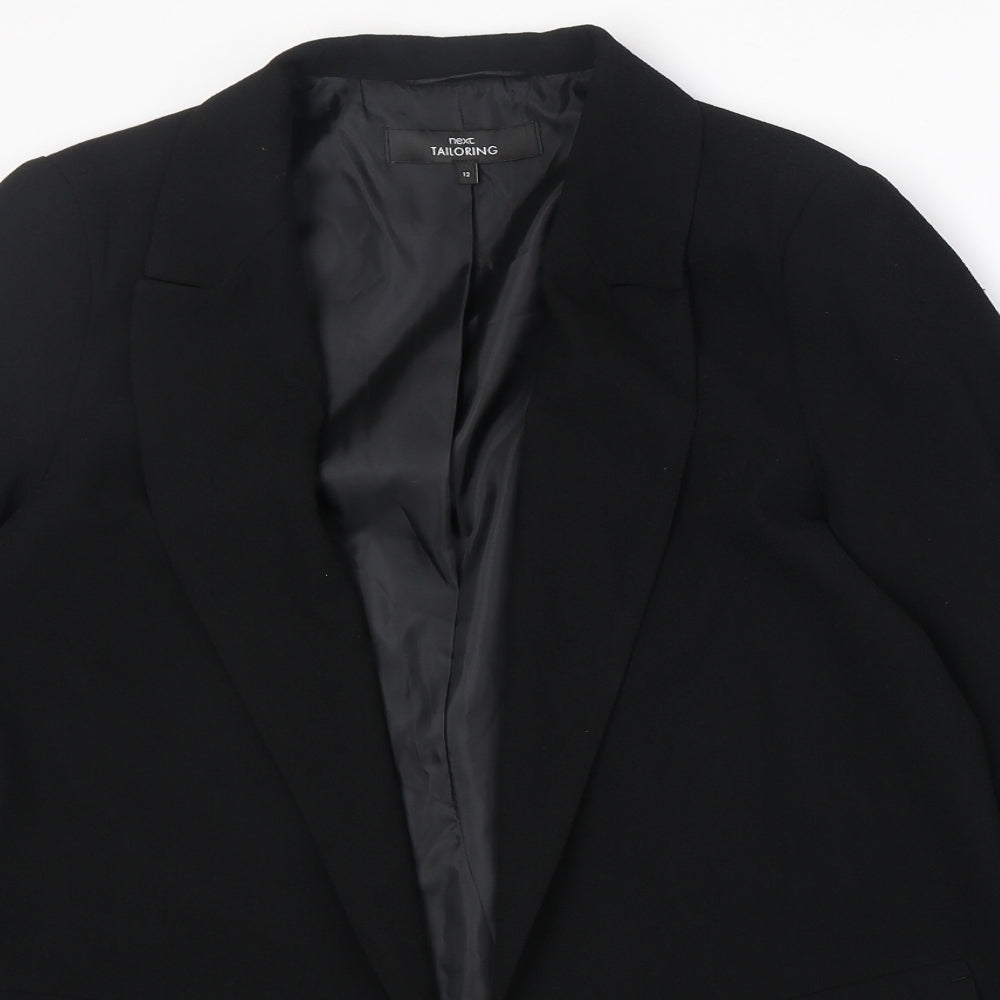 NEXT Womens Beige Polyester Jacket Blazer Size 12