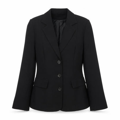 Betty Clark Womens Black Polyester Jacket Blazer Size 12