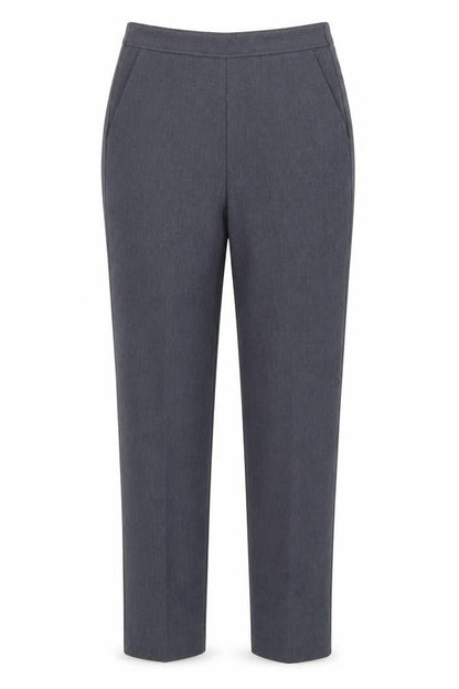 Sarika Womens Blue Polyester Trousers Size 12 Regular