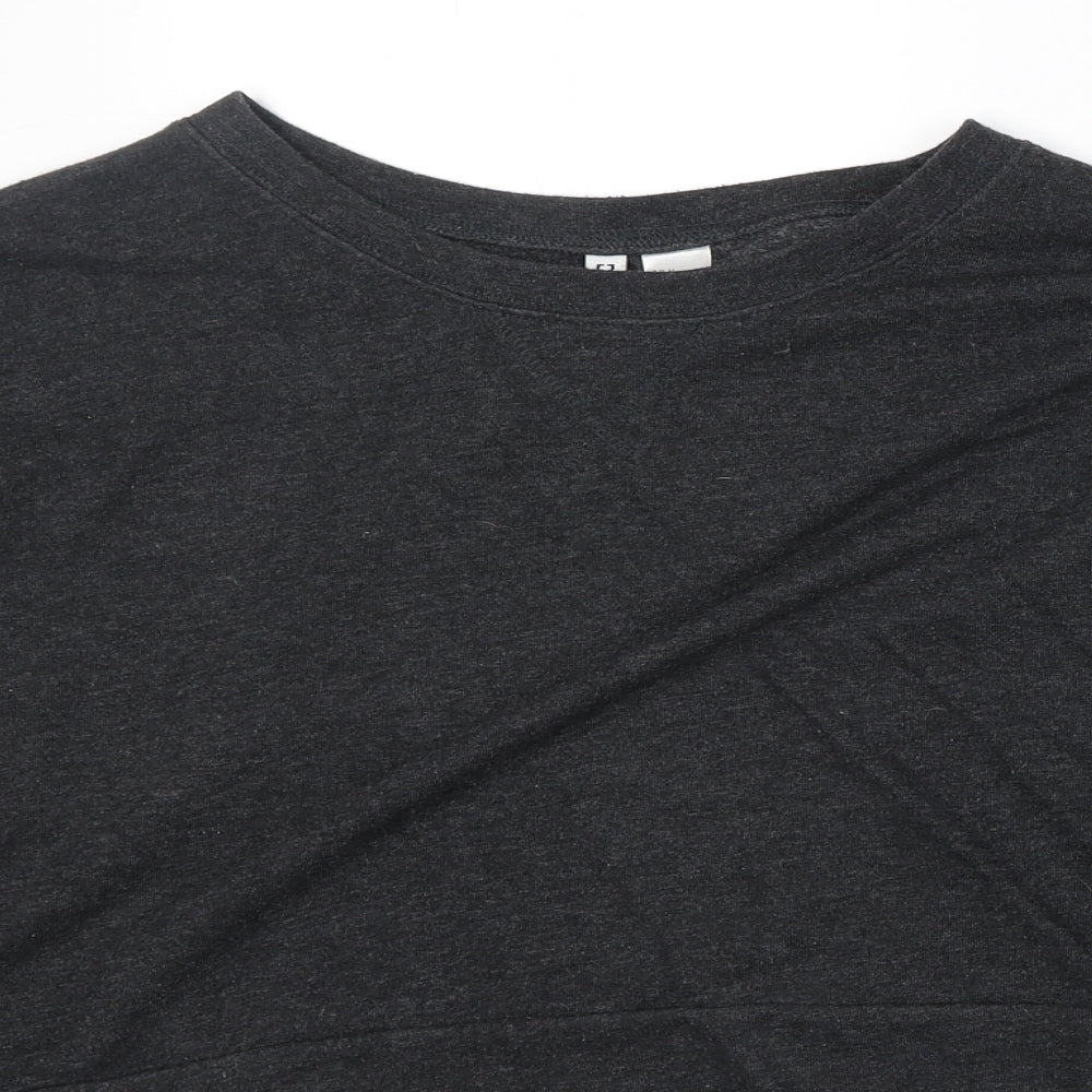 Womens UK Size M Divided by H&M Grey Pullover Sweatshirt