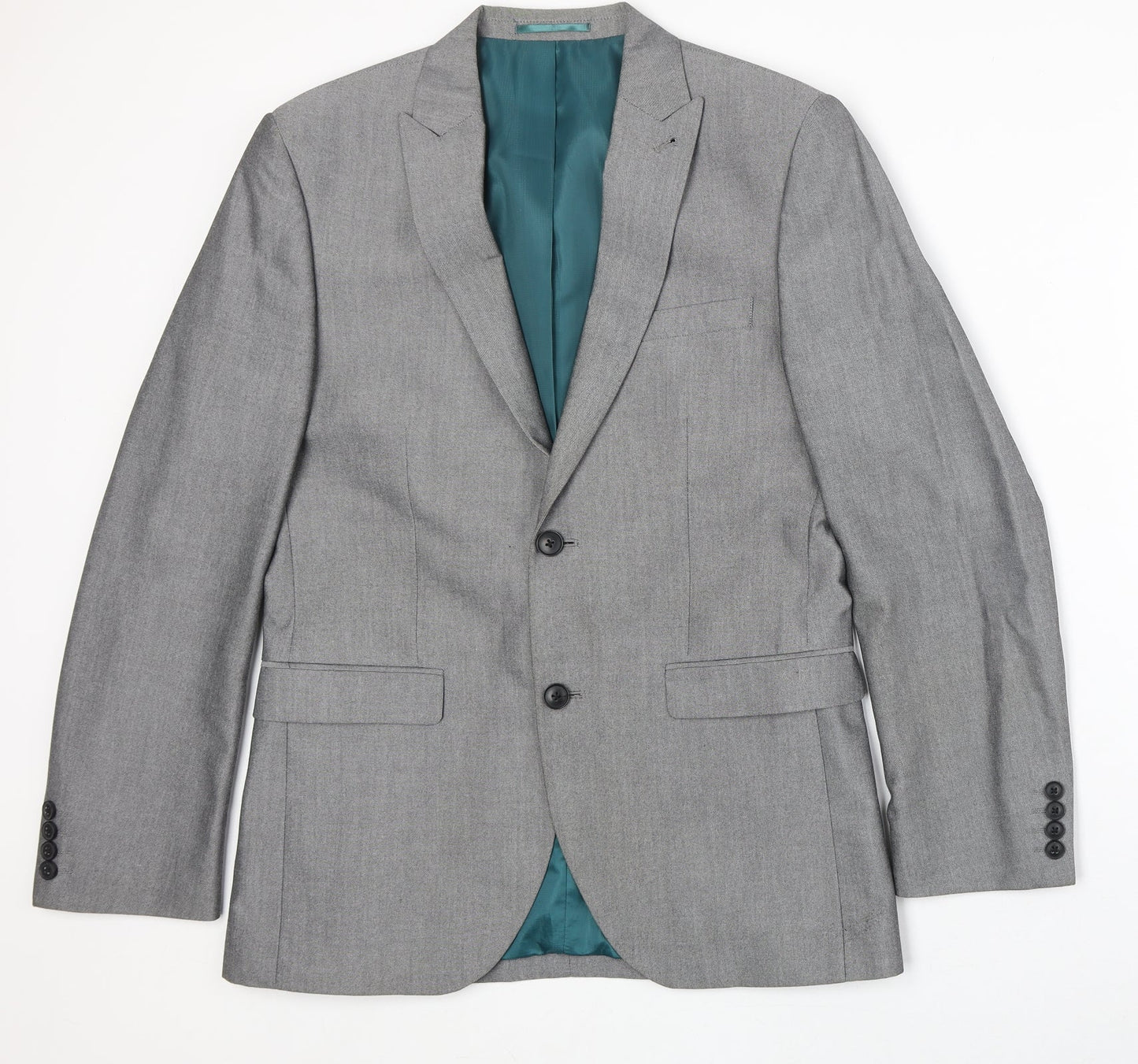 Mens UK Size 38 NEXT Regular Grey Suit Jacket