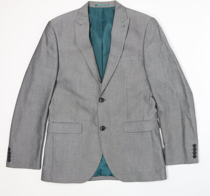 Mens UK Size 38 NEXT Regular Grey Suit Jacket