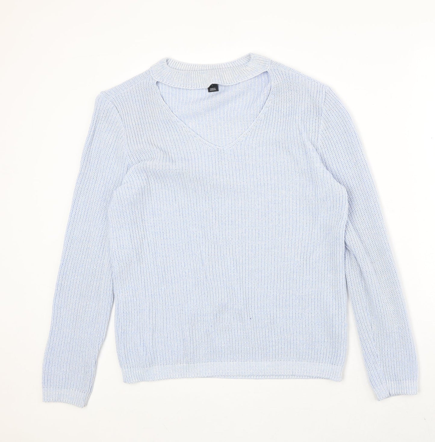 Womens UK Size L Atmosphere Blue Pullover Jumper