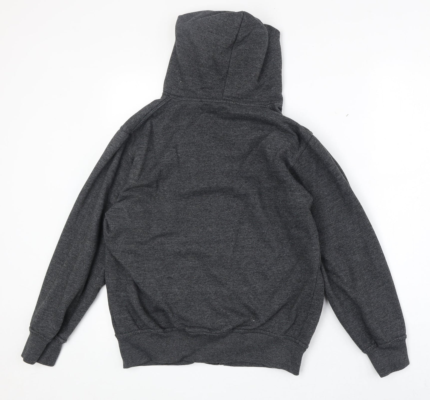 Preworn Womens Grey Cotton Full Zip Hoodie Size S Zip