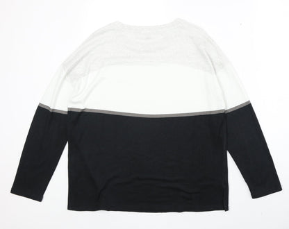 Womens UK Size 12 Bonmarché Black Pullover Jumper
