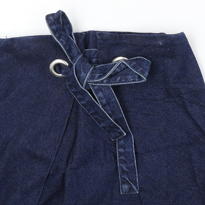 Womens UK Size 8 Topshop A-Line Denim Skirt