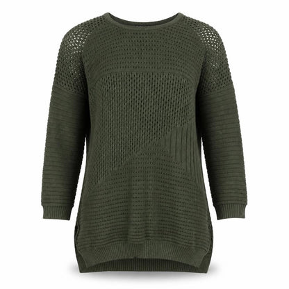 Womens UK Size 6 Select Green Pullover Jumper