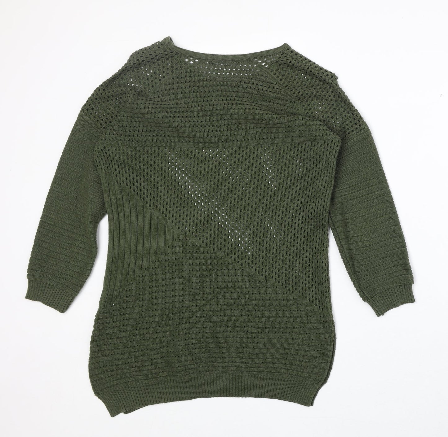 Womens UK Size 6 Select Green Pullover Jumper