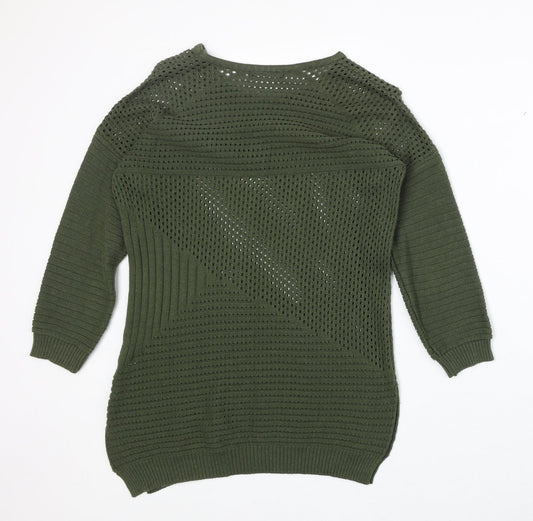 Womens UK Size 6 Select Green Pullover Jumper