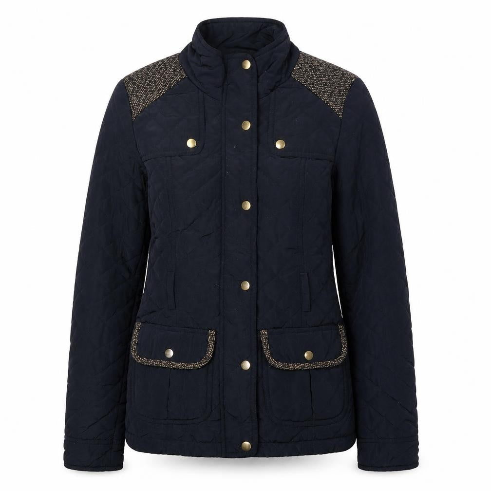 Womens UK Size 6 Atmosphere Blue Quilted Coat
