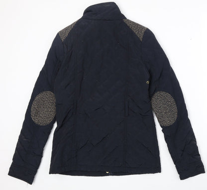 Womens UK Size 6 Atmosphere Blue Quilted Coat