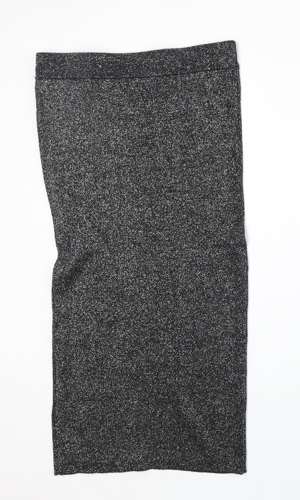 Oasis Womens Silver Viscose Bandage Skirt Size M